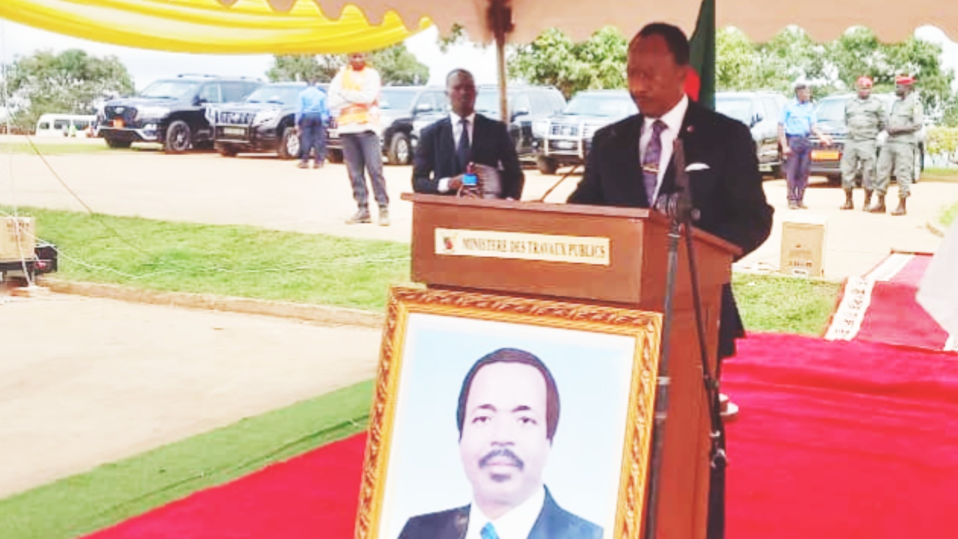 Dédoublement en 2 x 2 voies de la pénétrante nord de la ville de Yaoundé : le Ministre des Travaux Publics lance les travaux