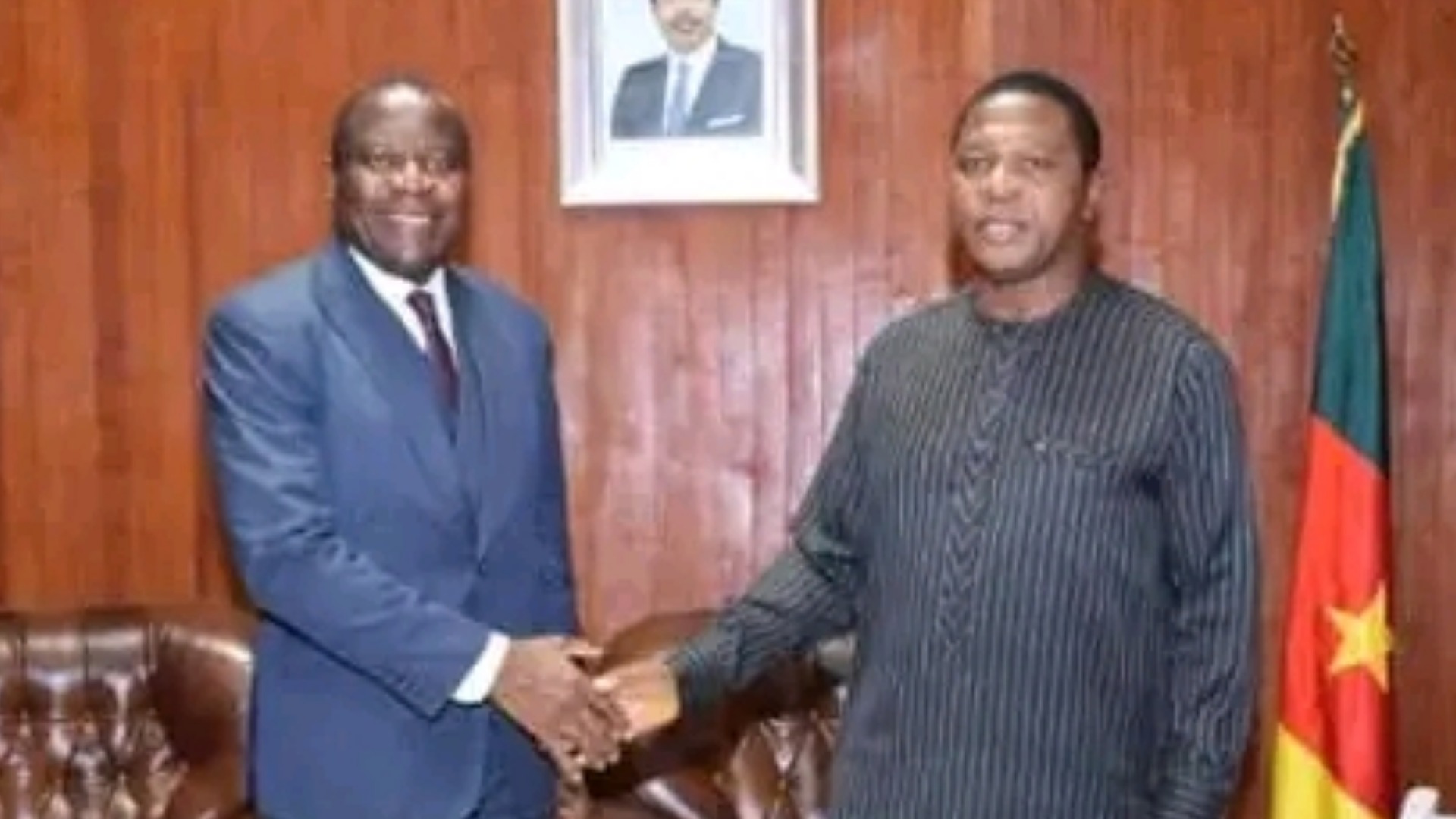Le MINAT a reçu en audience ce lundi 5 août 2024, le Président des droits de l'homme du Cameroun