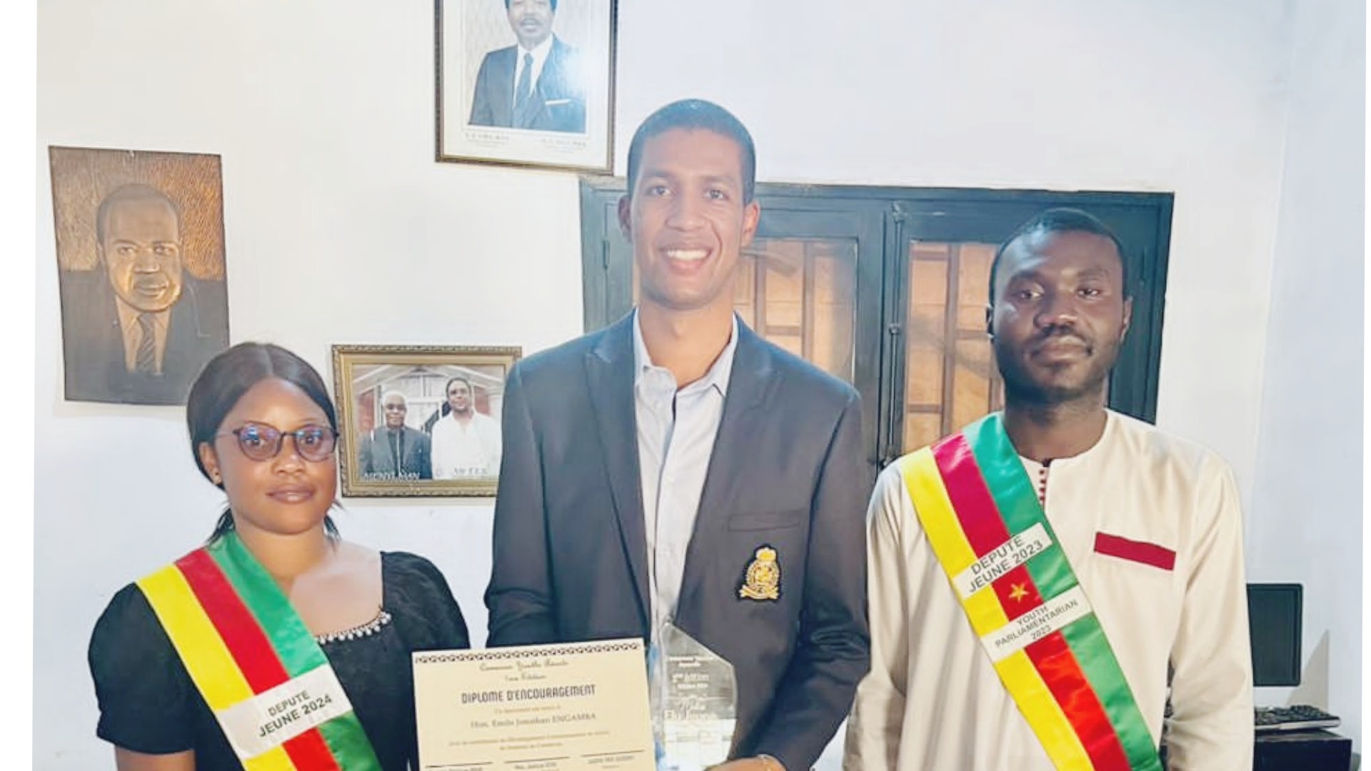 Cameroon Youths Awards 2024: Jonathan Engamba récompensé 