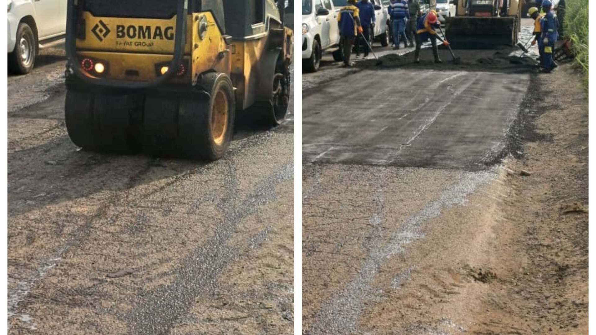 Entretien confortatif de la Nationale 5,  Bekoko -Pont du Nkam-Bandjoun : le MINTP prescrit le traitement en urgence des nids de poules et plus de rigueur dans les travaux
