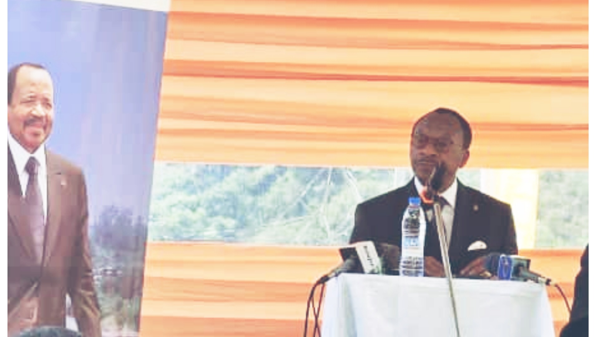 Reconstruction de la traversée de la falaise de Dschang: extrait du discours du Ministre des Travaux Publics