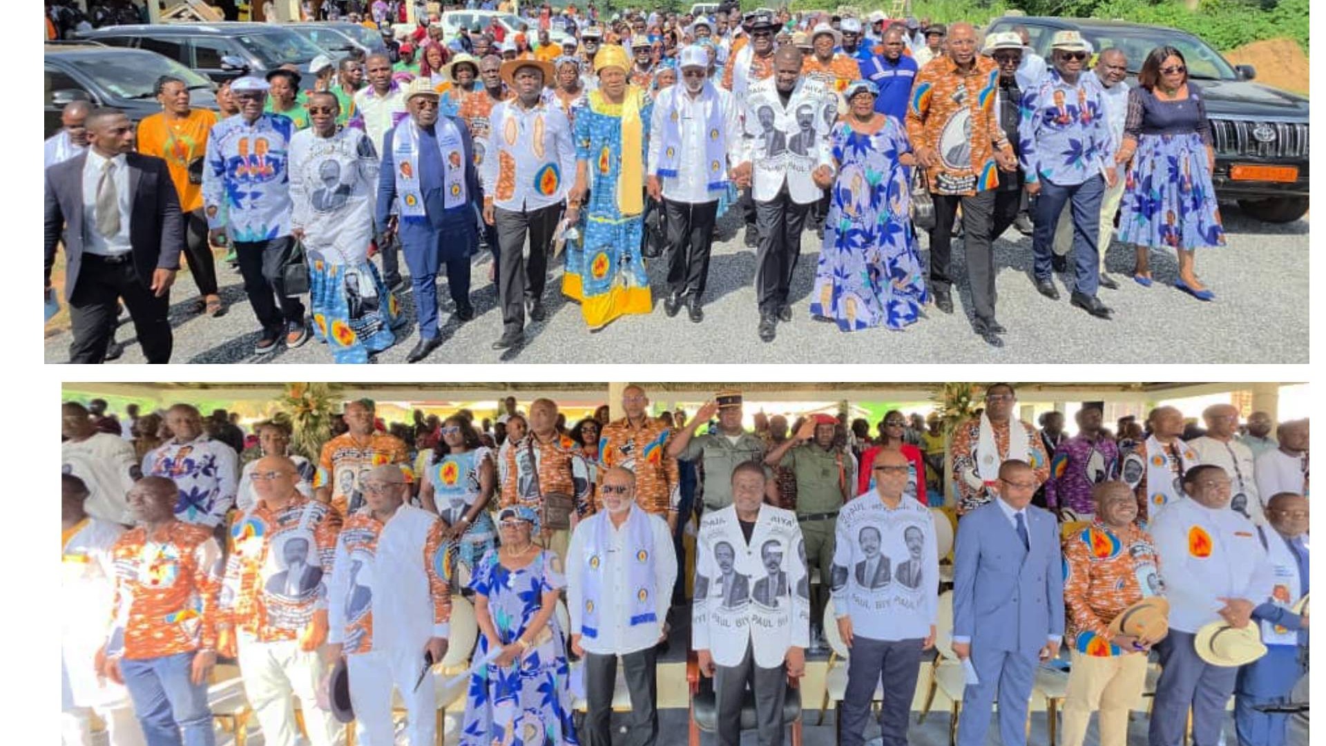 Ngalle Bibehe Masséna à Nyanon et à Ndom : Les militants promettent une victoire éclatante à Paul Biya Président National du RDPC