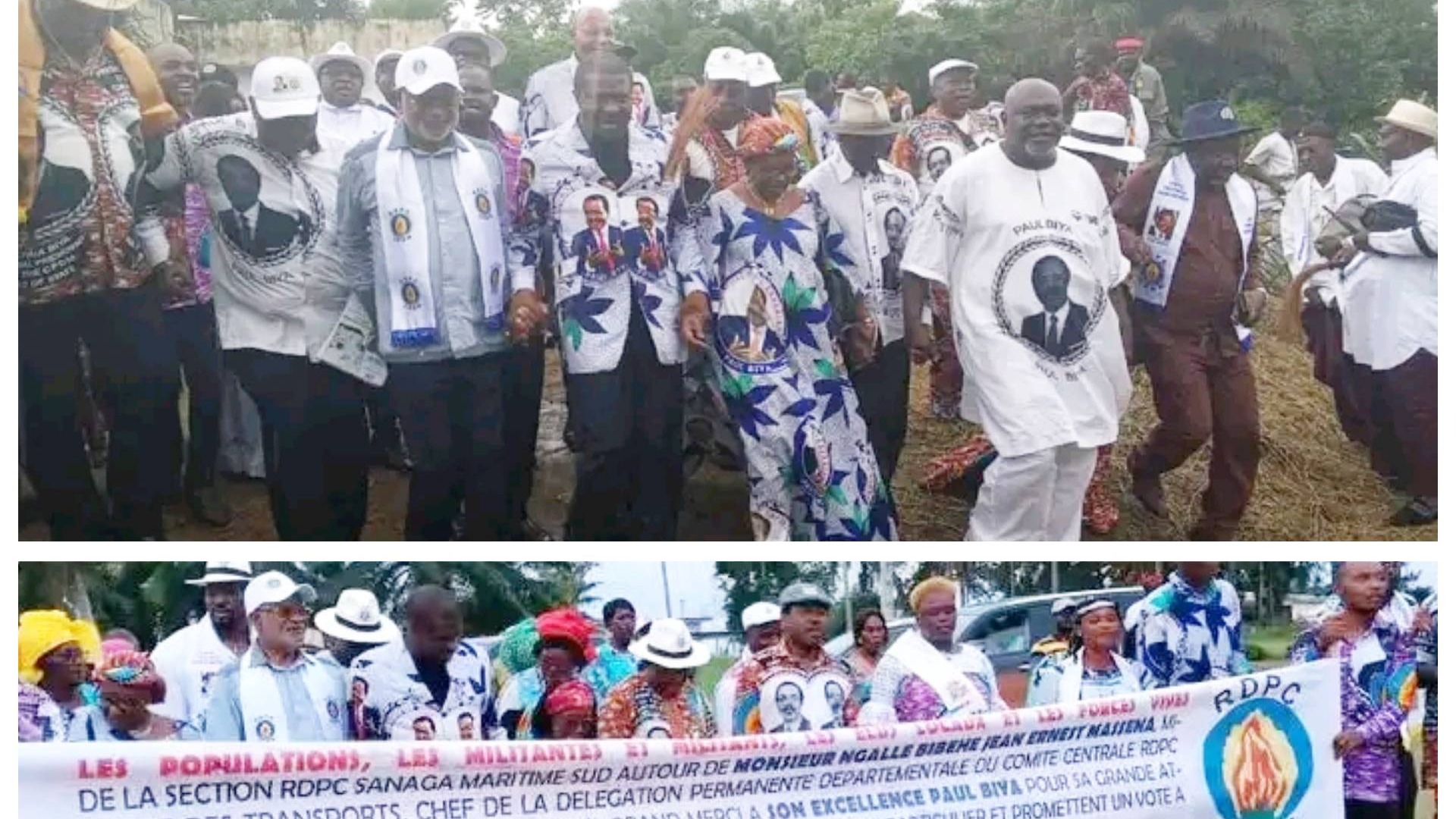 Une tournée signe d'une victoire totale du RDPC en faveur de Paul Biya: Ngalle Bibehe Masséna était à Mouanko et à Dizangue