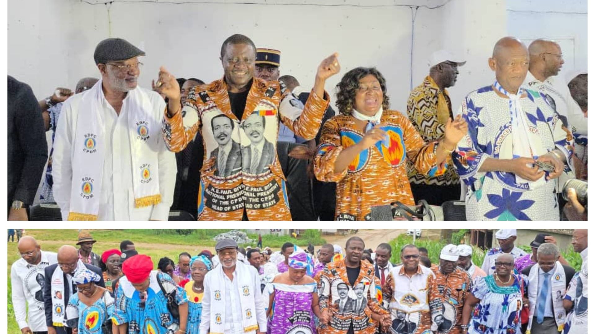 La victoire de Paul BIYA se dessine comme un nuage à Edéa 1er: Promesse des militants à  la Clôture de la tournée de Ngallè Bibehe