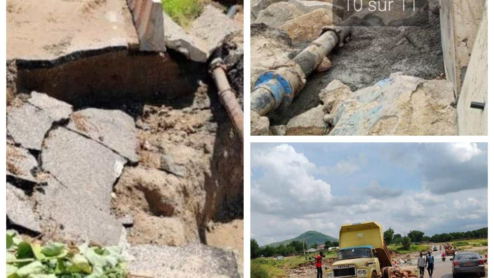 Extrême-Nord : le MINTP stabilise en urgence le radier du Mayo-Kaliao à Maroua