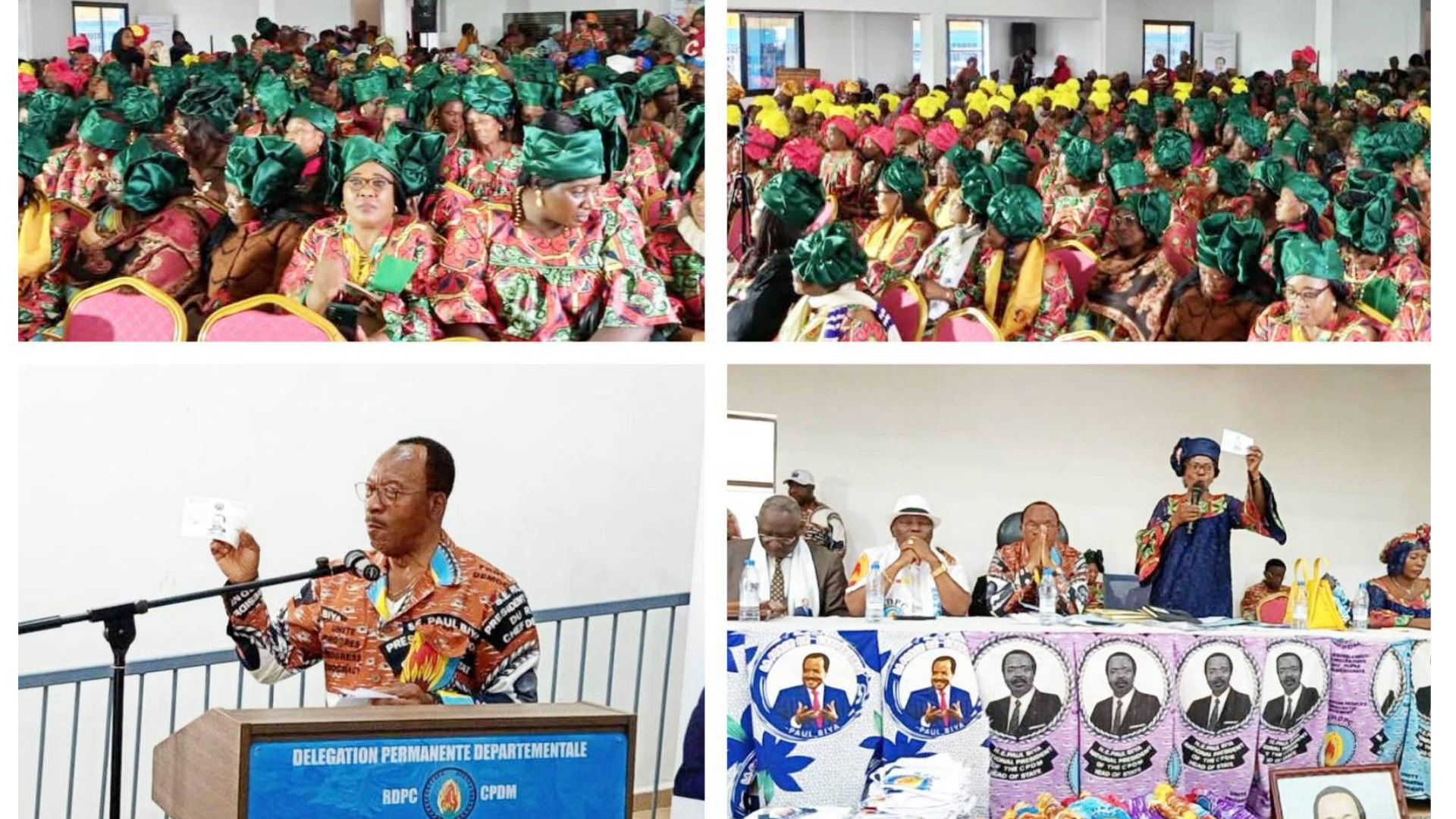 Bamboutos : Mobilisation populaire féminine pour voter Paul Biya