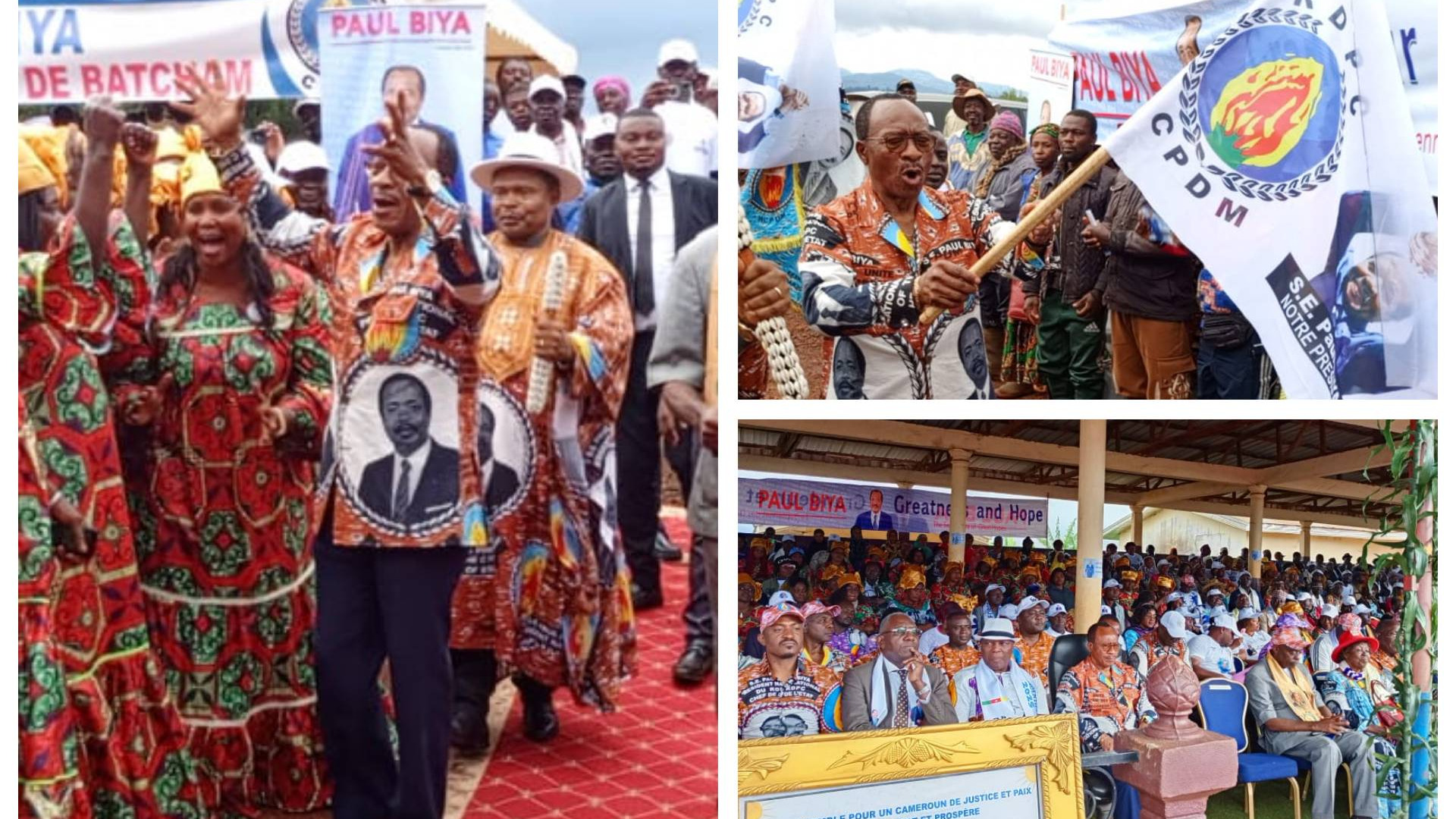 Batcham : Nganou Djoumessi marque le terrain pour un vote massif en faveur de Paul Biya