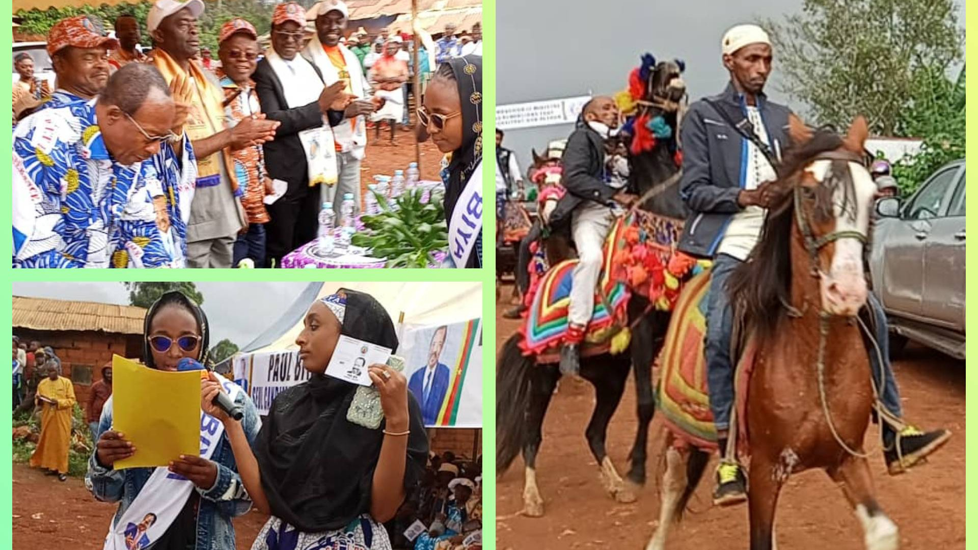 Nzindong : Emmanuel Nganou Djoumessi à la rencontre de la communauté Bororo, symbole du vivre-ensemble prôné par le RDPC et Paul Biya