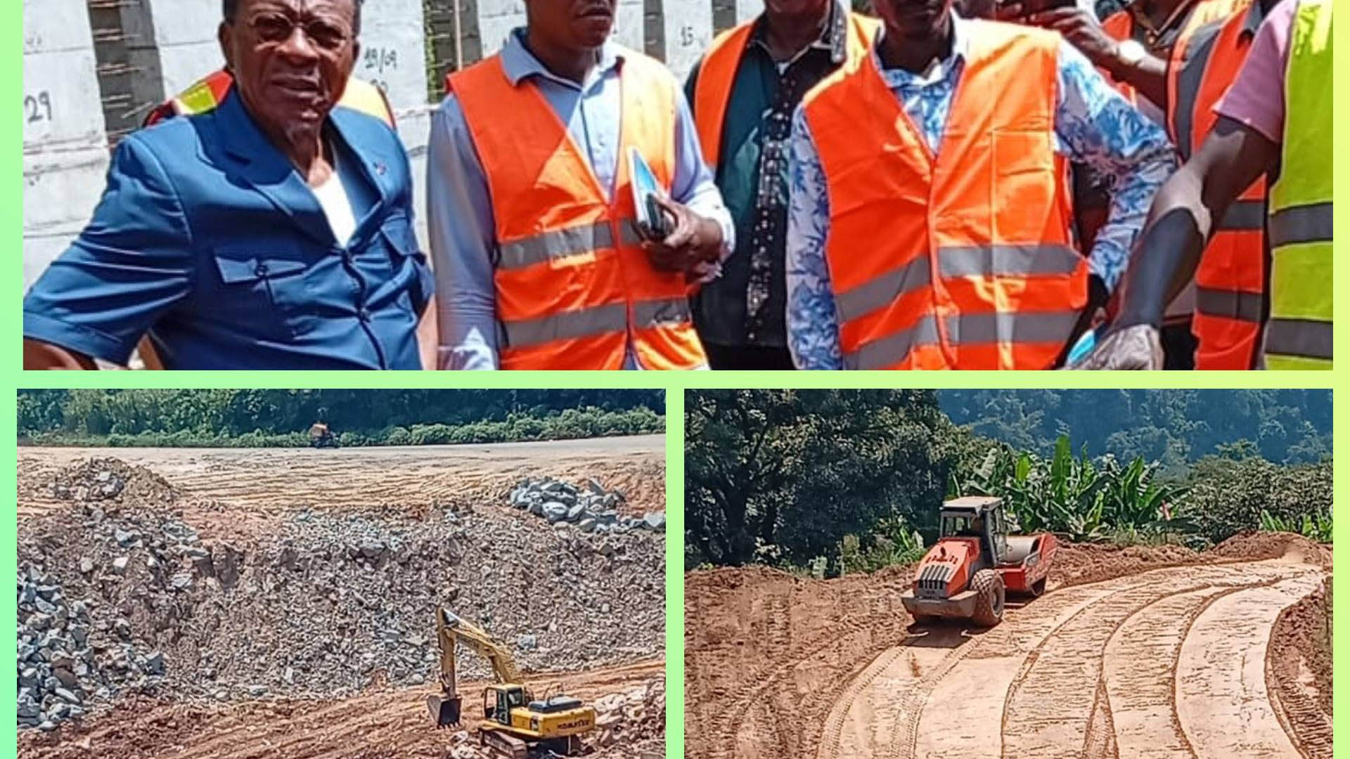Falaise de Dschang : le MINTP instruit l’accélération des travaux et une meilleure organisation de l’entreprise