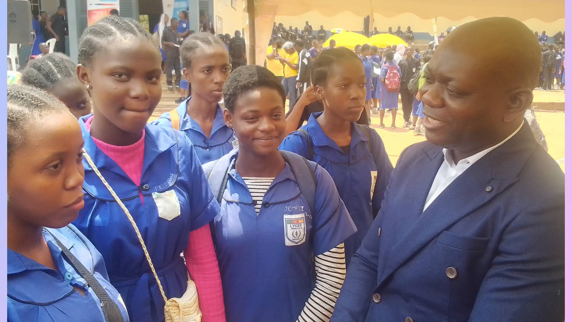 Forum des grandes écoles et métiers au lycée de Mballa II : Bome François parle de l’entrepreneuriat aux jeunes