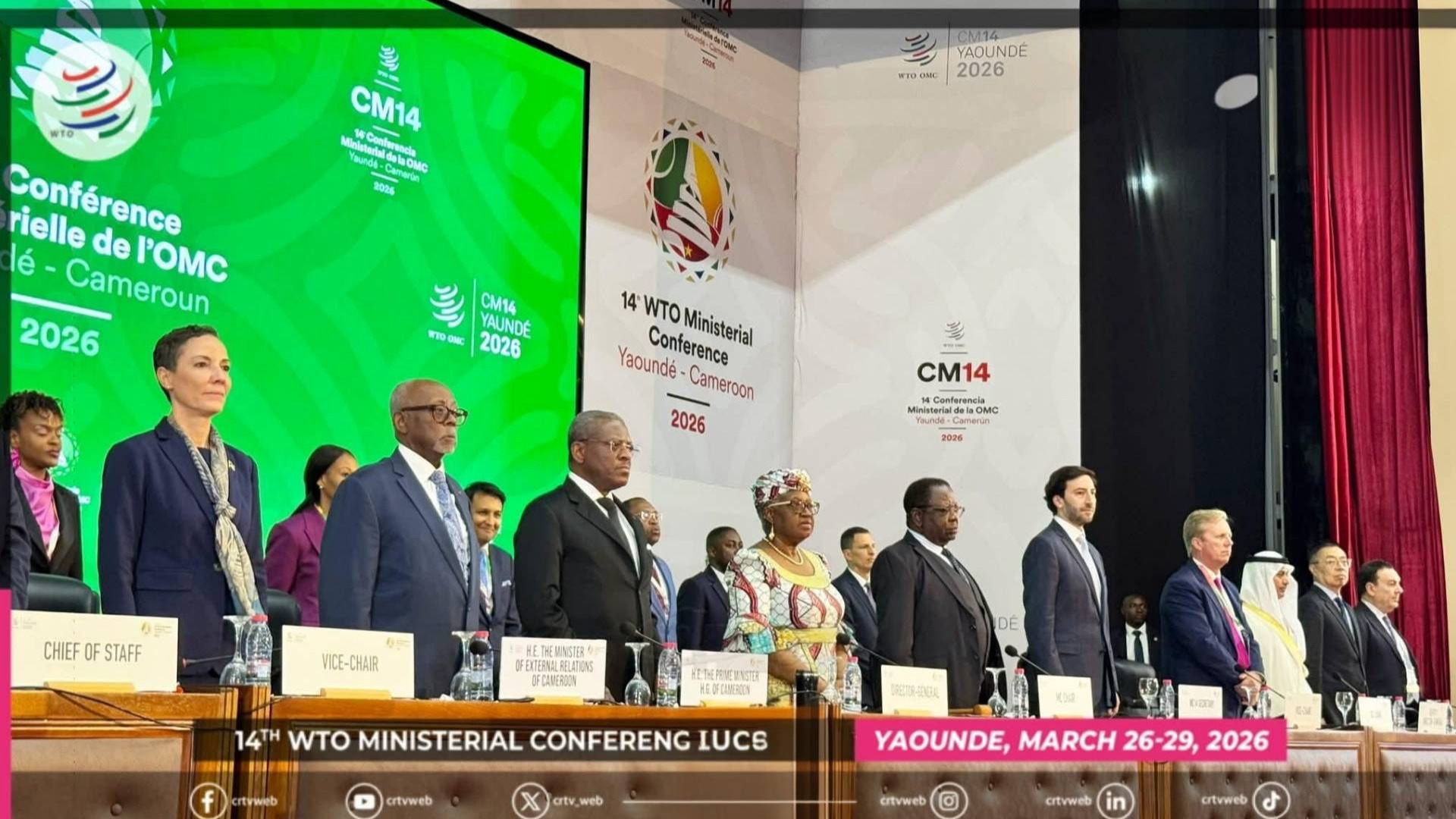 Yaoundé accueille la 14ᵉ Conférence ministérielle de l’OMC sous le signe du multilatéralisme renforcé