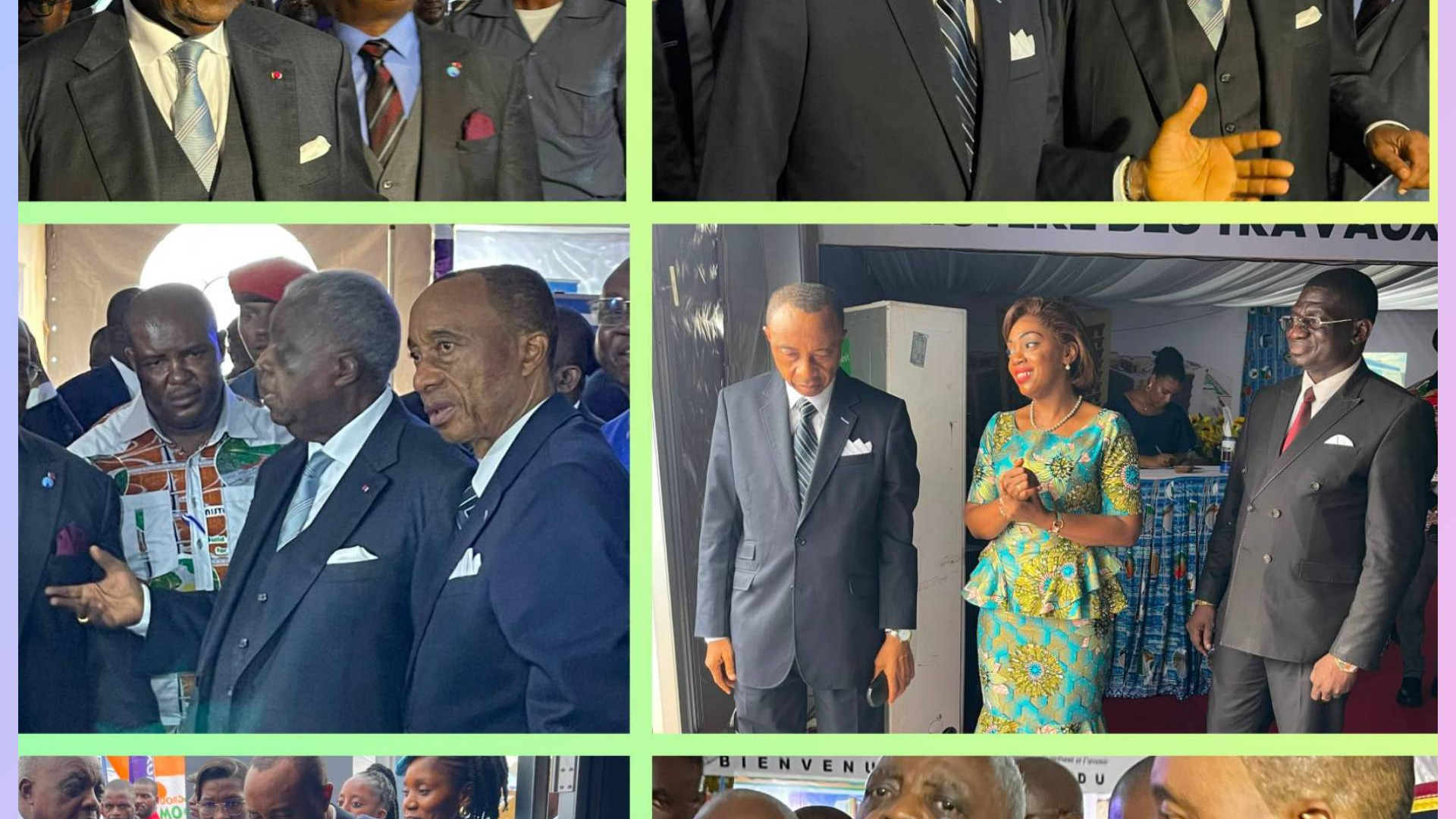 SAGO 2026: René Sadi représentant du Premier Ministre a visité le stand du MINTP