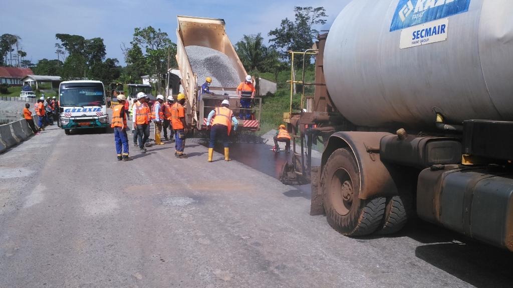 Réhabilitation de la N9, tronçon Mbalmayo (Inter Rn2) -Sangmélima 115 km): l’entreprise avance sur le lot 3