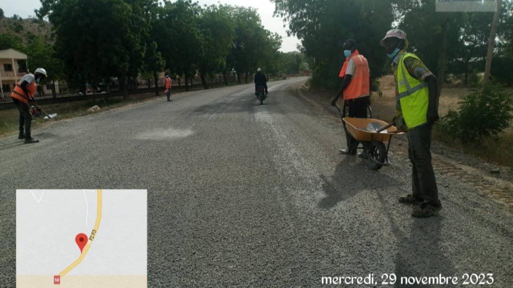 L'entretien de la route Maroua-Laf se poursuivent 