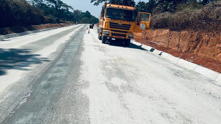 Route Mankim-Meiting : 18,5 km de couche de roulement et 58,82 km de couche de base réalisées