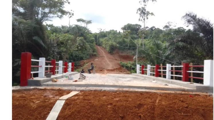 Reconstruction d'un pont définitif sur la rivière Akono: l’exécution des travaux rassure