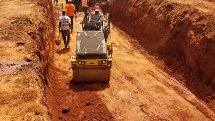 Construction d’un pont définitif sur la rivière Koume, route communale Bonis-camp militaire : les travaux achevés ont été réceptionnés le 13 novembre 2024