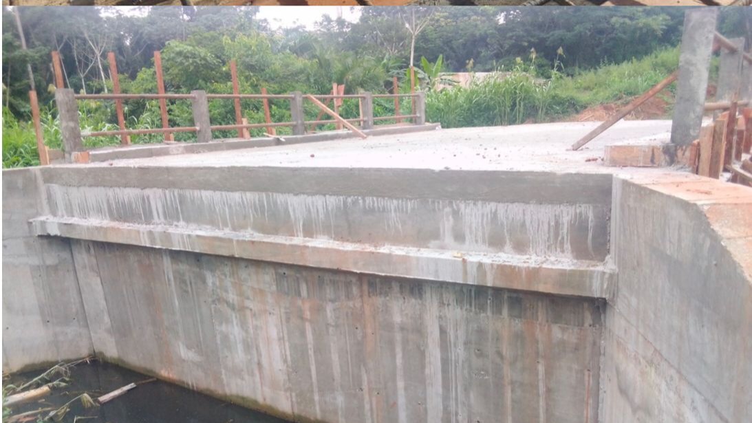 Département du Haut-Nyong : les travaux de construction d’un pont définitif sur la rivière Lessogone sont quasiment achevés