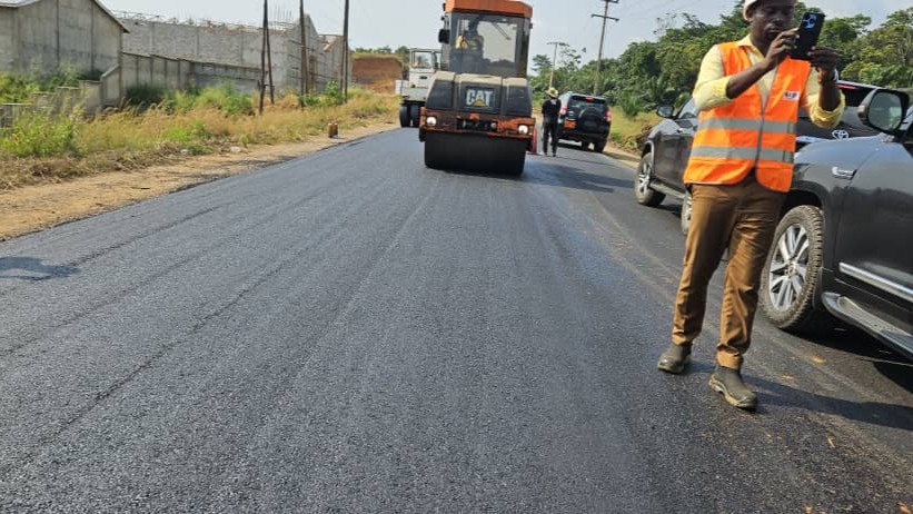 Travaux d’entretien confortatif de la route Yaoundé-Douala: les travaux issus du marché attribué en juillet 2024 s'exécutent