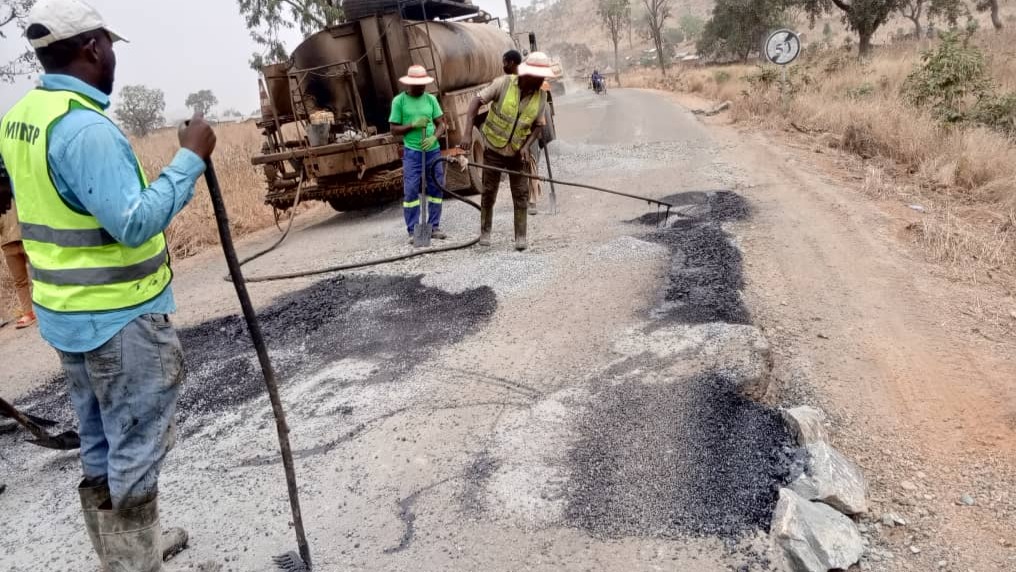 Ngaoundéré-Garoua : les travaux d'entretien en regie s'étendent au village Djaba à 137 km de Ngaoundéré