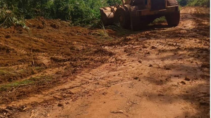 Route communale Carrefour Efoulan-Ngonebok: des travaux d'entretien en régie en cours