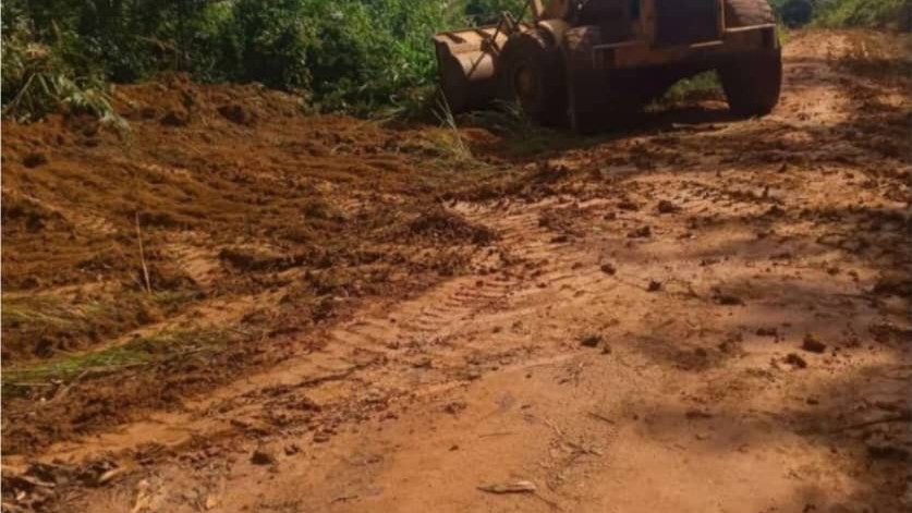 Route communale Carrefour Efoulan-Ngonebok dans la Mvila : les travaux en régie entamés évoluent sur le terrain