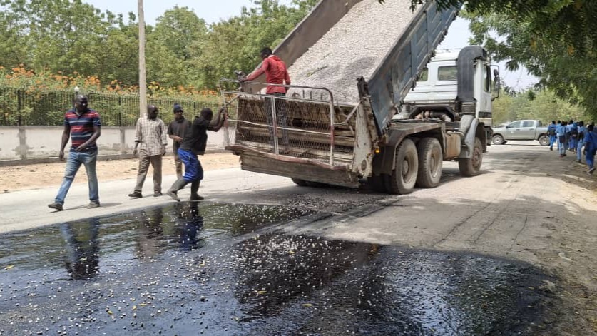 Bitumage de la route Régionale Dargala-Tokombere: l'entreprise met le cap sur la fin des travaux