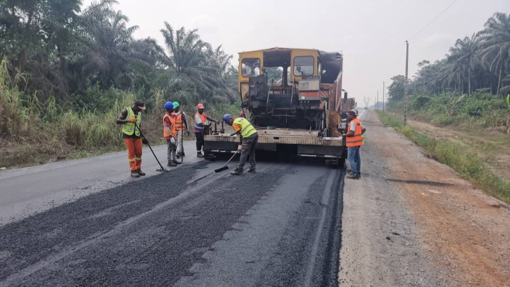 Entretien de la Nationale 5, Douala-Bafoussam: l'entreprise poursuit ses travaux