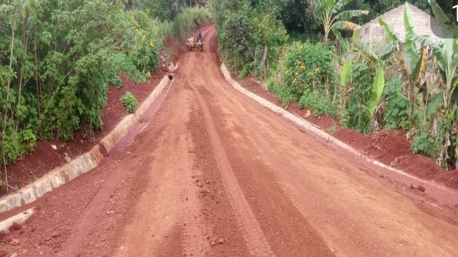 Réhabilitation d'une route communale dans le Koung-Khi: 4,9 km mis en service pour assurer les déplacements des usagers