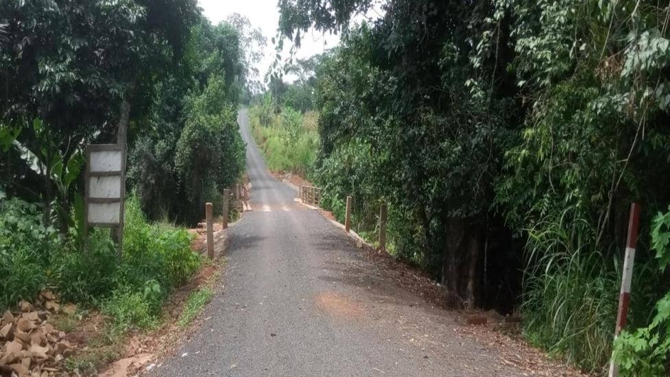 Bitumage d'un itinéraire de route communal dans l'arrondissement de Djebem: un projet réalisé grâce aux ressources transférées