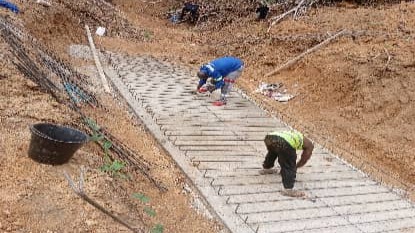 Les travaux de la route Mougué-Cetic Ngovayang-Nkolonye et construction d'un pont définitif évoluent