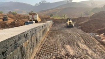 Construction de 31 km entre Ndu et Nkambe : 28.700 km couverts par les terrassements