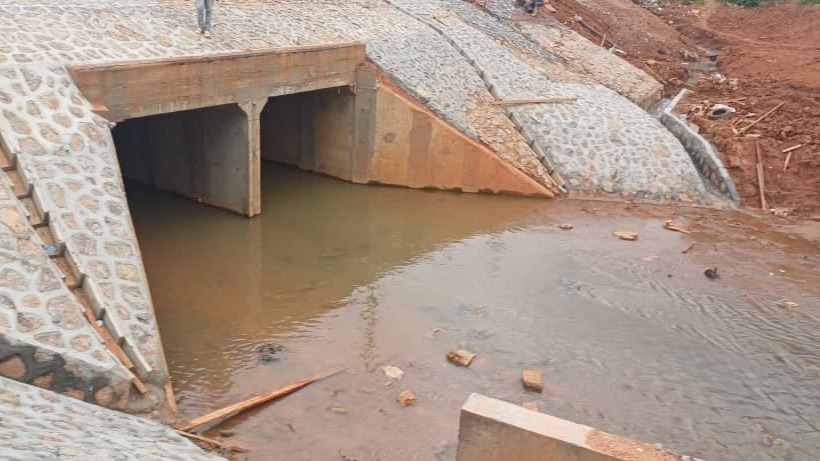 Remplacement des buses par des dalots sur la Nationale N°3 : 64 ouvrages hydrauliques déjà construits sur la section Yaoundé-Douala