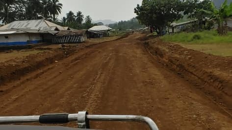 Southwest region:  Rehabilitation of 10 km stretch of road completed at Konye