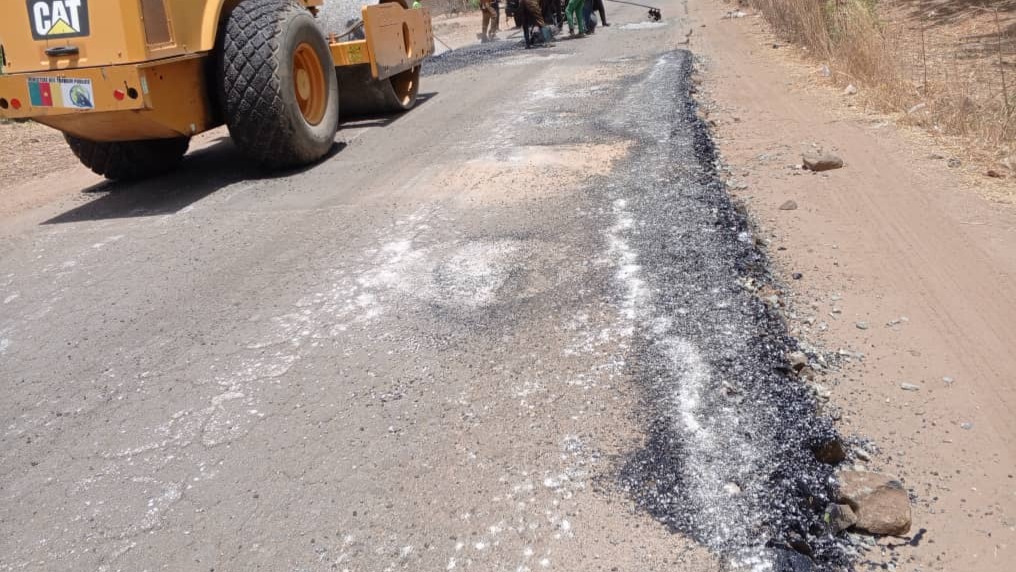 Travaux d’entretien en régie de la section Meiganga-Ngaoundéré-Garoua : une surface de 425m² traitée le 25 mars 2025