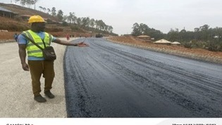 Construction de la section Ndu – Nkambe (31 km) : l’entreprise MAG SARL réalise les terrassements sur  30,125 km