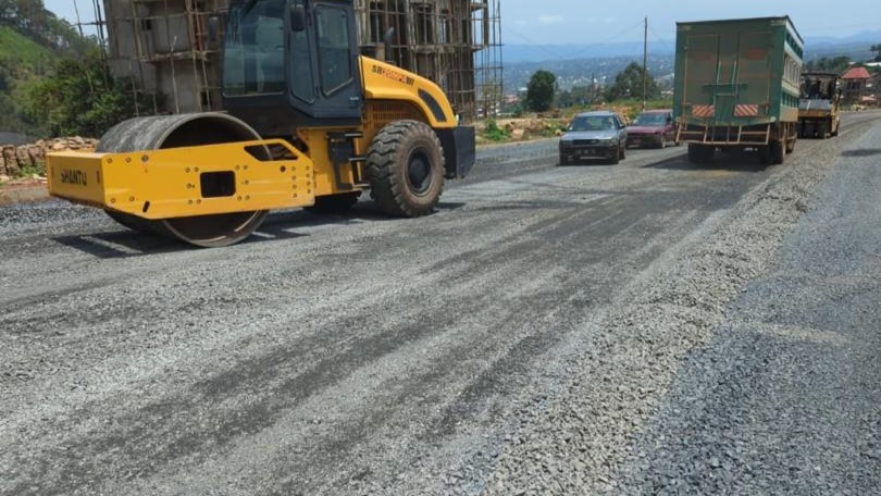 Reconstruction de la route Babadjou-Bamenda: les travaux sont en phase d’achèvement entre Matazem et Welcome to Bamenda