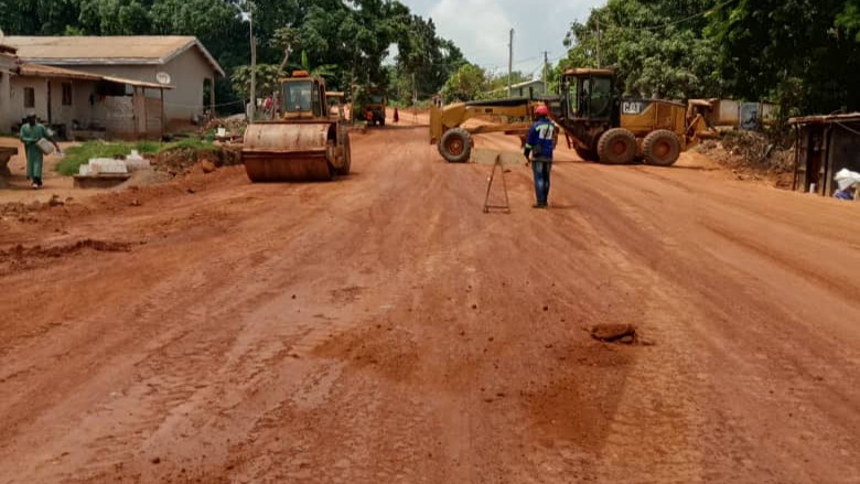 Construction de la route Intersection N1 - Carrefour Febe village et voie de raccordement: l’entreprise achève 21 ouvrages hydrauliques