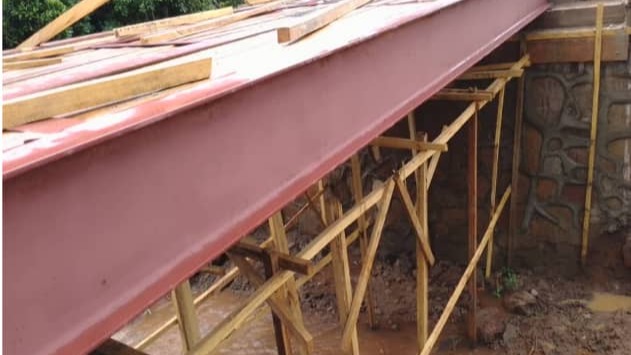 Département de la Vina: les travaux  de reconstruction de deux ponts effondrés sur le Mayo  Goundjel sont réalisés à 50%