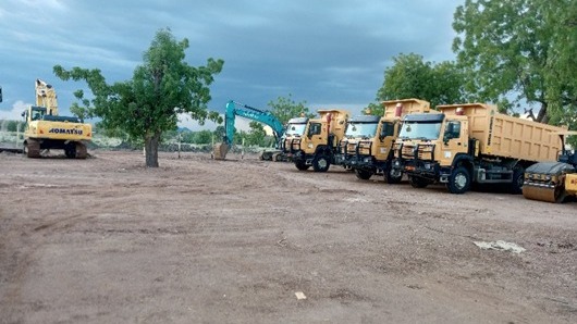 Section de route Magada-Guidiguis (N12): l’entreprise achève quasiment la construction de ses bases et achemine ses engins