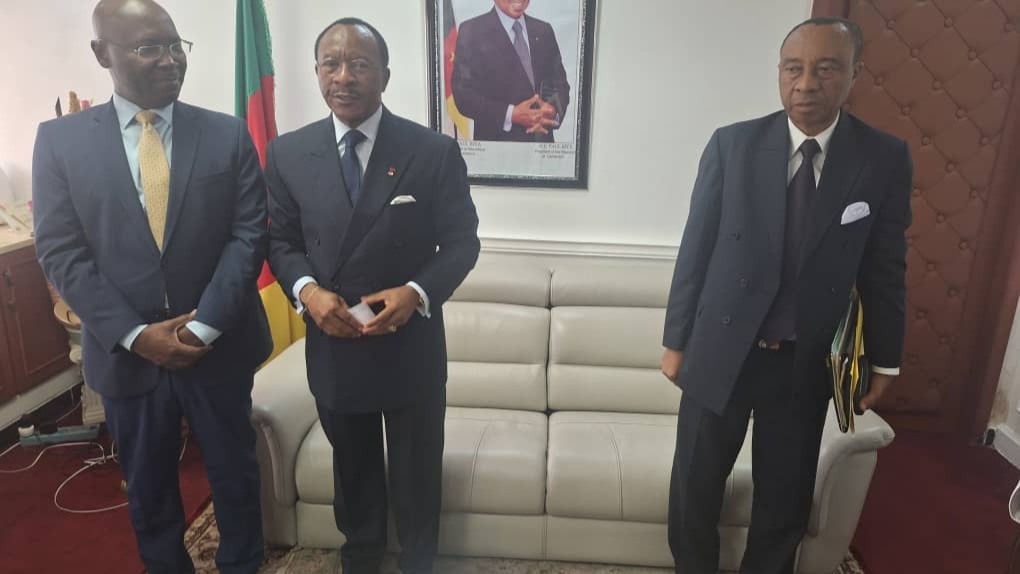 Employabilité des jeunes le long de la Ring Road: le Directeur de l'Équipe  d'Appui Technique de l'OIT au Travail Décent pour l'Afrique Centrale reçu par le MINTP