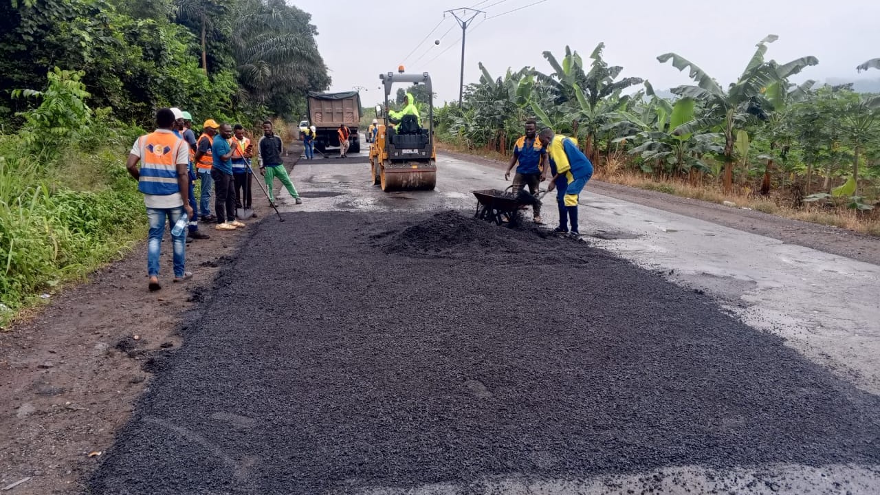 Entretien de la Nationale N°5, Douala-Bafoussam : les travaux d’entretien confortatif se poursuivent