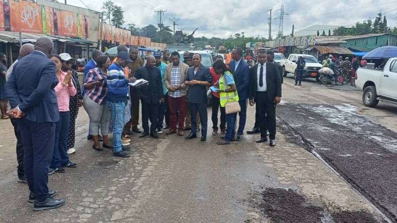 Maintenance Works at Buea: Working Visit to the Ministry of Public Works: Bekoko-Mutengene-Bolifamba Under the Scanner