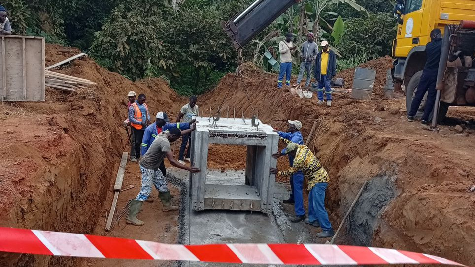Réhabilitation de la boucle de la Lékié : les travaux s’exécutent simultanément sur les trois sections du projet