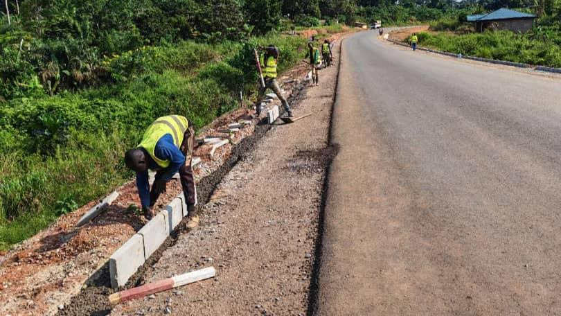 Route Awae-Esse-Soa: 76,21 km bitumés au mois de septembre 2025
