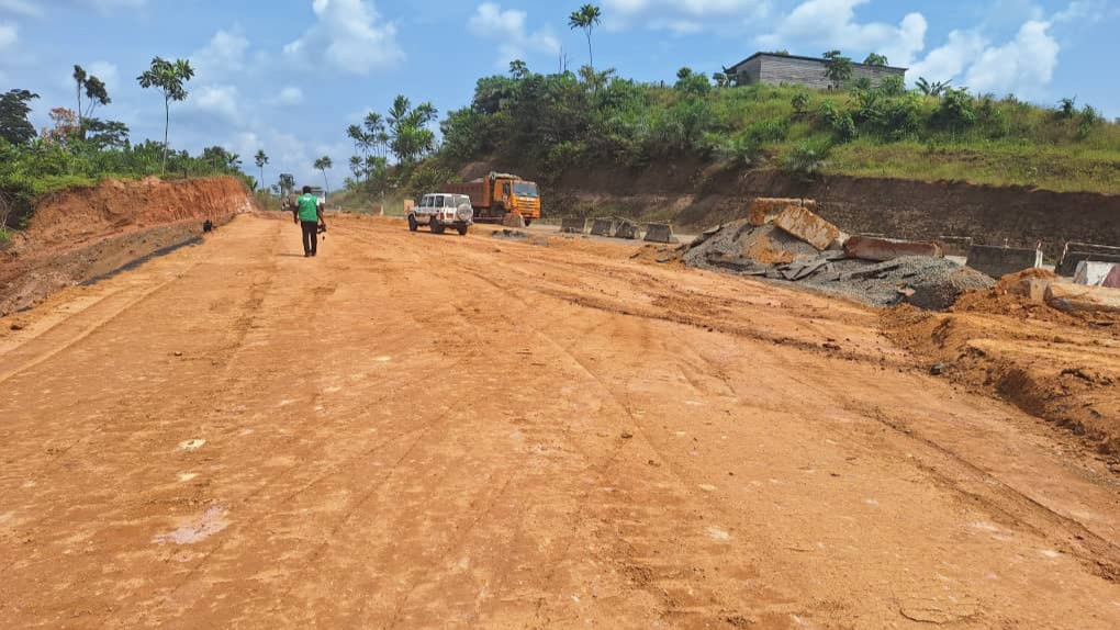 Bonepoupa-Yabassi : le traitement  de la zone d'effondrement du remblai achevé
