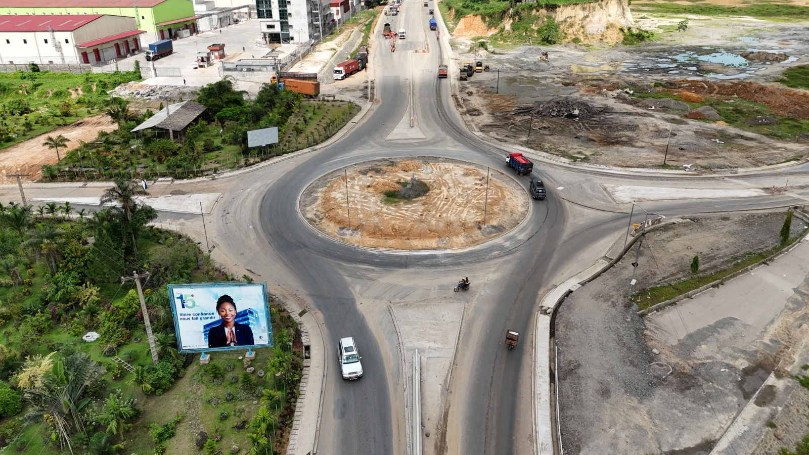 Entrée Est de la ville de Douala: plus de 5 km revêtus de bitume sur la voie rapide