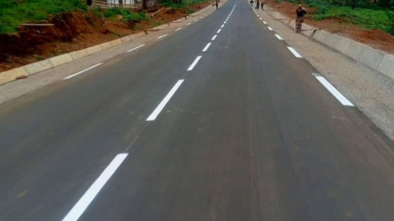 Section Ndu-Nkambe dans la région du Nord-ouest: les travaux de signalisation horizontale sont lancés